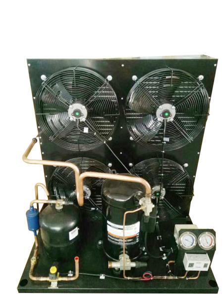 R22 a água da refrigeração 10HP refrigerou unidades de condensação para o armazenamento frio de sala fria