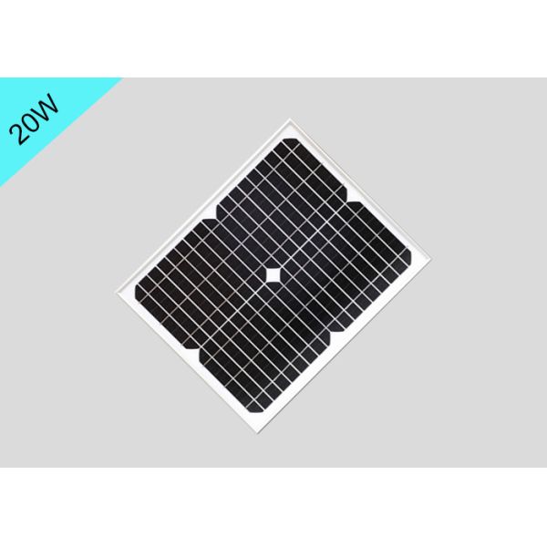 Small Monocrystalline Tempered Dual Glass Solar Panels 20W CE RoHS Approval