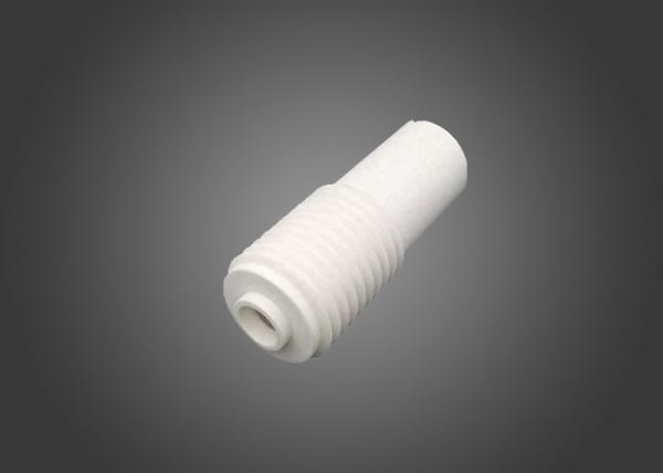 High Purity Thermocouple Protection Tube 99 Alumina Ceramic Threaded Pipe Machining Rod