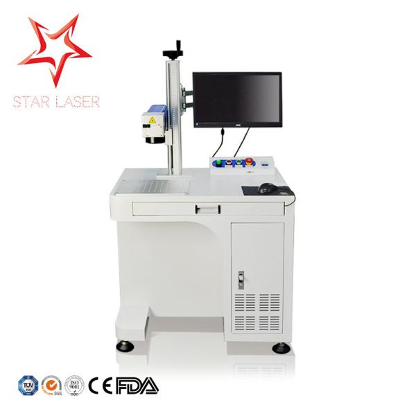 Qr Code  Stainless Steel Led Lamp Laser Printer , Fiber Laser Marking Machine