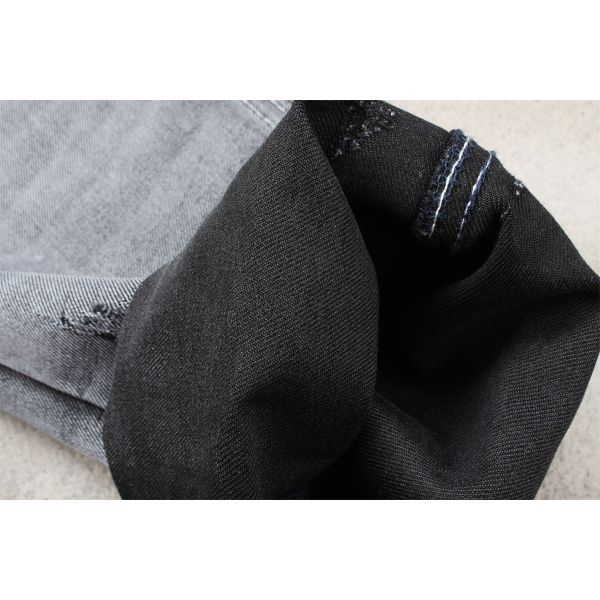 11.5 oz 55% Cotton 45% Polyester Black Black Denim Jeans Fabric