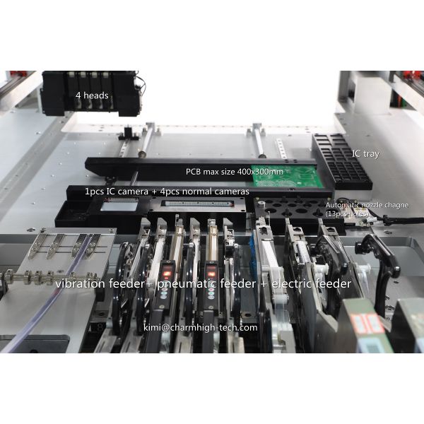 High Accuracy Economic Pick and Place Robot Charmhigh CHM-550 SMT Assembly