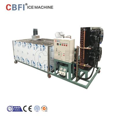 Máquina de gelo de aço inoxidável automática do bloco do gelo usada na pesca/em Precooling