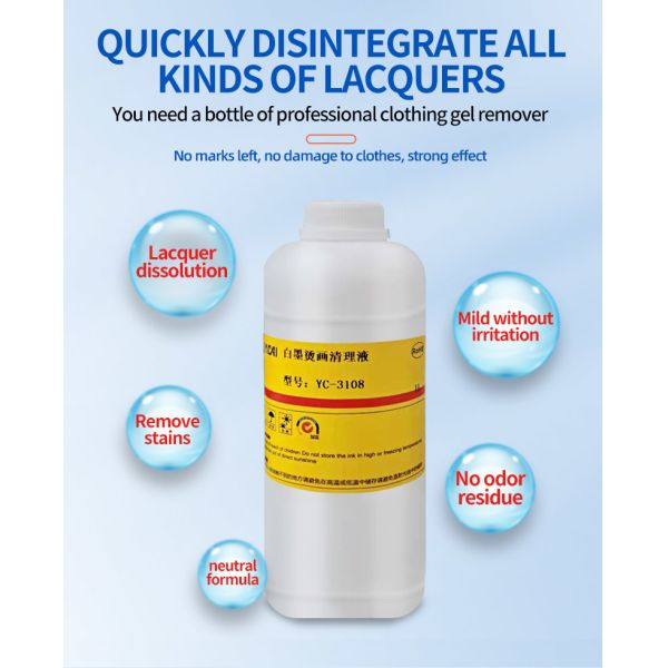 DTF Garment Print Removal Solution