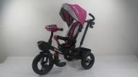 Stroller Tube octogonal en alliage d'aluminium 4 en 1 roues résistantes à l'explosion avant 10 arrière 8 avec tête de musique