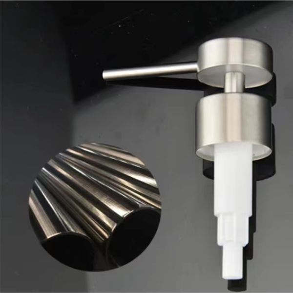 20/24/28MM Gold Silver Metallic Lotion Pump Dispenser  for Body Lotion Hand Soap Luxury Beauty Packaging