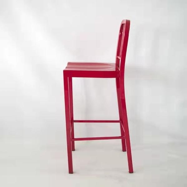 Modern Metal Bar Stools for Kitchen Counters and Coffee Shops
