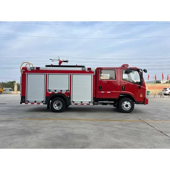 2m 2tons Water Tank Emergency Fire Truck 4×2 Diesel Fuel
