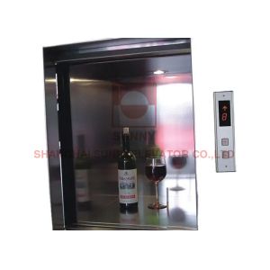 304 подъем лифта 0.25m/s официанта нержавеющей стали тупой небольшой домашний