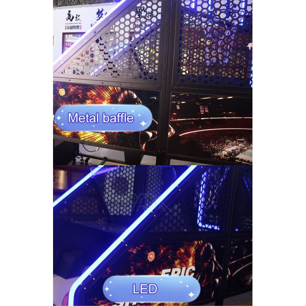 LED Epic Online Basketball Electric Arcade Machine 2 Player