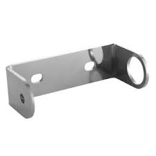 Custom Stainless Steel Side Mount Glass Shelf Tube Handrail Pipe Wall Bracket for Benefit