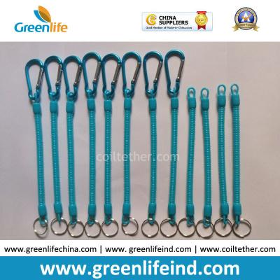 Customized Size and Blue Color 4'' to 40'' Multi-purpose Utilities Plier Coiled Lanyards