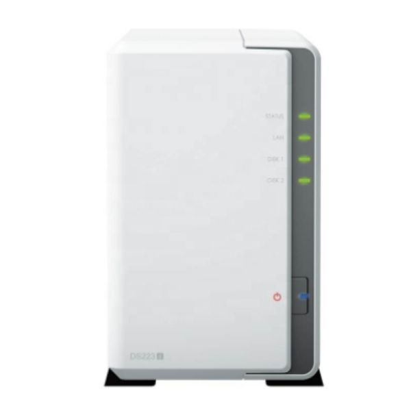 DS223J 2-Bay NAS DiskStation avec 1 Go de mémoire vive DDR4