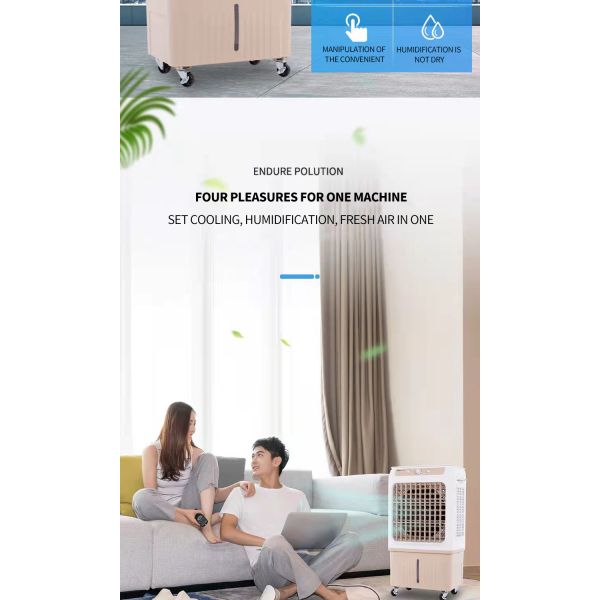 Large Industrial Electric Air Cooler Portable Refrigeration Fan for Air-conditioning