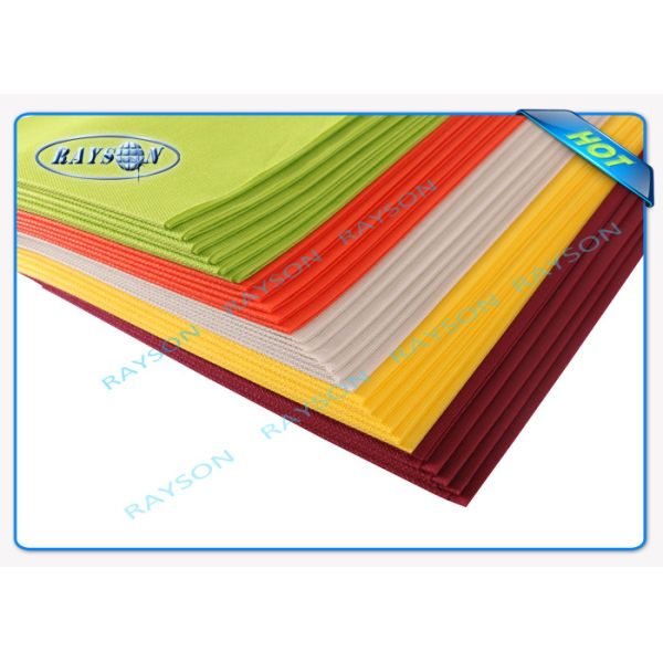 Скатерть голубых/пинка/желтого цвета PP Non сплетенная, упаковка цветка ткани Nonwoven Spunbond