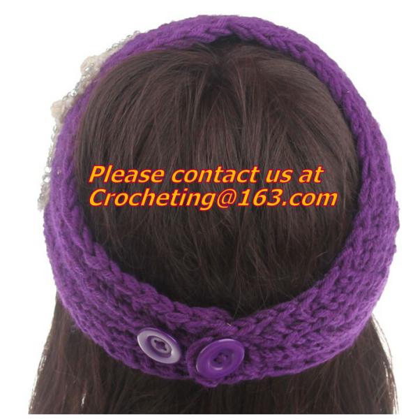 Best Winter Adult Children Warm Crochet Headbands Knitted Headbands Headwraps For Women
