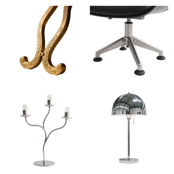 Meubles métalliques Chaises de bureau Lampes de bureau Coins de table Machines de meulage et de polissage