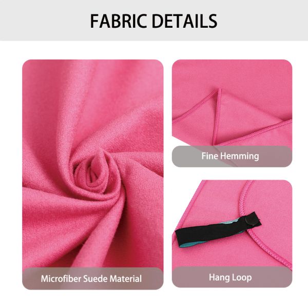 Microfiber Sports Towel Microfiber Cooling Towel for Gym With Mesh Bag
