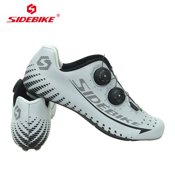 OEM Carbon Road Bike Shoes , Quick Lace - SPD Cleat Compatible Mountain Road Biking Shoe