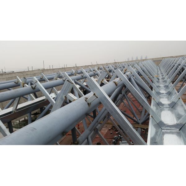 Q235 Galvanized Steel Truss Structures with Bending Capacity for Large Public Facilities|Strong and Sustainable Solution