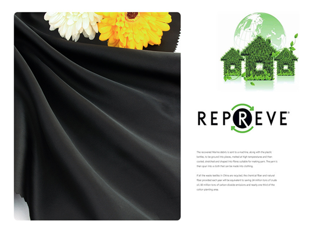 GRS 75D 240T повторно использовало пластиковую подкладку багажа ткани тафты Twill полиэстера ткани бутылки