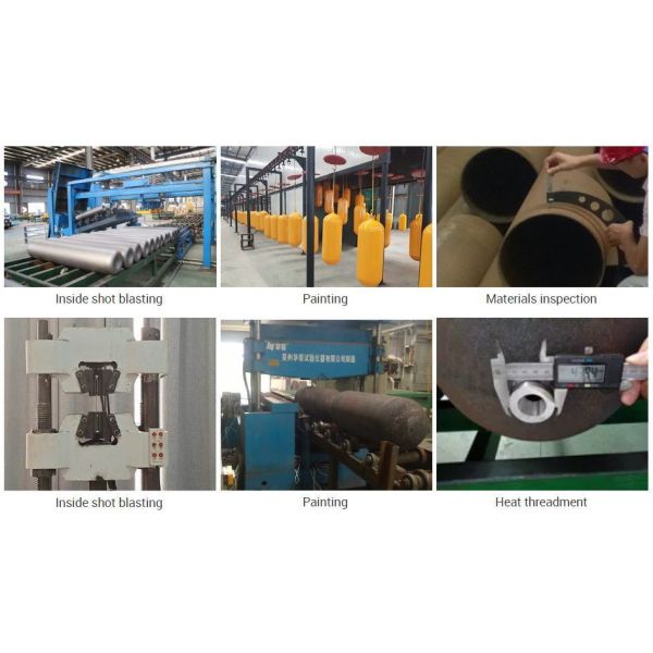 80L Gas Cylinders for Car Gas Tank CNG Cylinder Type 1 Moncombustible Storage Medium