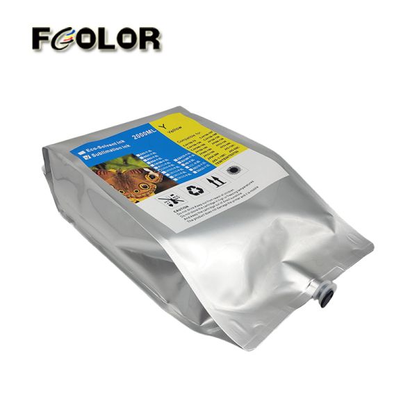 Fcolor Wholesale Digital Printing Inkjet 1L 2L Sublimation Ink Bag Heat Transfer Ink