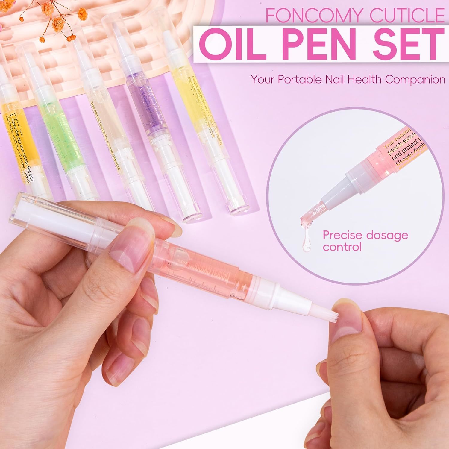 3ml Cuticle Oil Pen Twist Tube Ready Stock Custom Logo OEM ODM