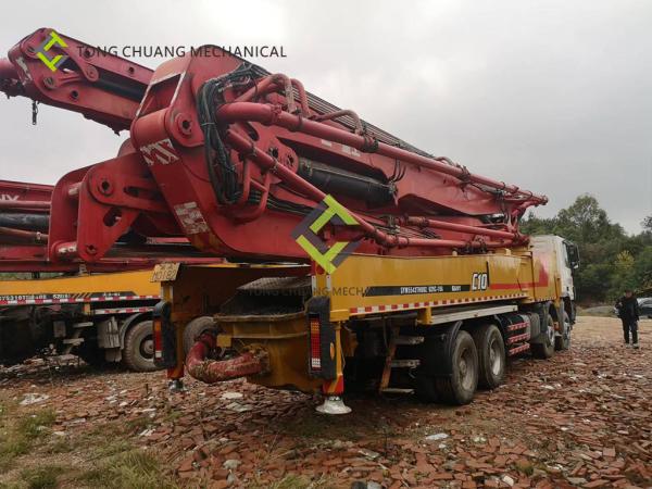 Em 2016 indústria pesada Mercedes-Benz Used Concrete Pump Truck de Sany 62 medidores