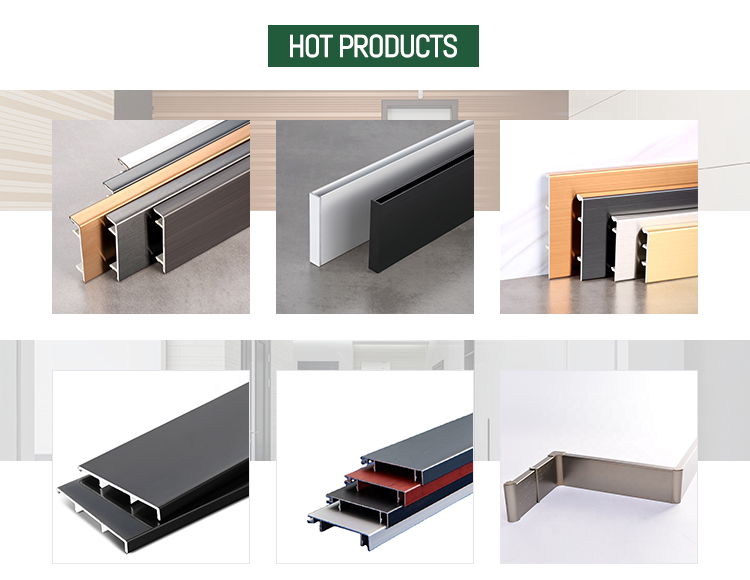 Corner Aluminum Tile Trim H Shape Metal Wall Protection Profile