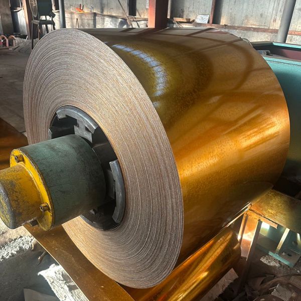 Zinc Coated Cold Rolled Painted Sheet Metal Coils Wall Construction Industrial Use