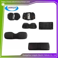 Golf Car Club Car DS Negro Pequeño Cuadrado Almofada del asiento delantero A prueba de agua y resistente a grietas tapa del asiento