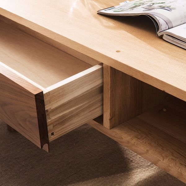 Coffee Table Design Solid Wood Living Room Modern Furniture  FL-B006-C