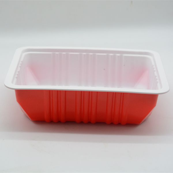 210 X 158 X 55 MM Disposable Plastic Food Trays Meat Food Package Containers
