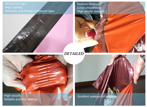 Окружающая среда - содружественный пластичный пересылая мешок, белые поли мешки упаковки