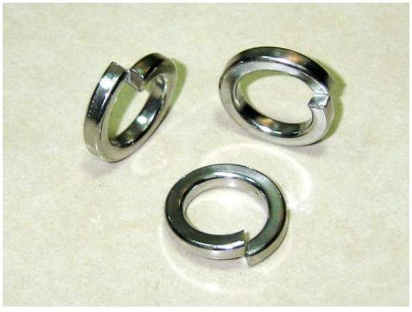 Din 127 B Carbon Steel Spring Washer M12 Size Hot Galvanizing White Color