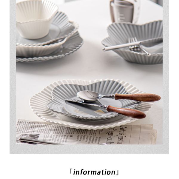 Столовая посуда для вечеринок для 12 человек 16 шт. Керамический обеденный набор Скандинавские украшения из фарфора