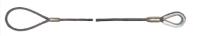 Correa de alambre de acero de corte de troncos marinos con pulgar y bucle de ojo suave 6x24 FC API 9A 22mm 24mm 26mm