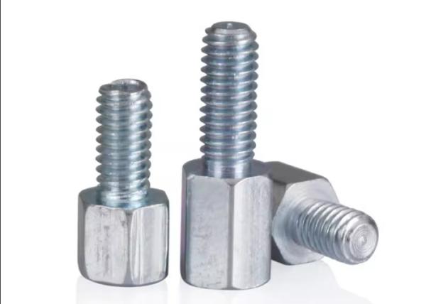 M3 M4 Male And Female Hex Head StandoffGalvanized Steel B7 B7M Blue Yellow Zinc Plating
