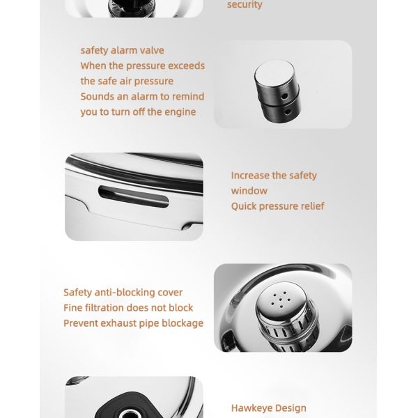 Плита риса нержавеющей стали 304 герметическая электрическая кастрюля индукции 18 до 24cm многофункциональная