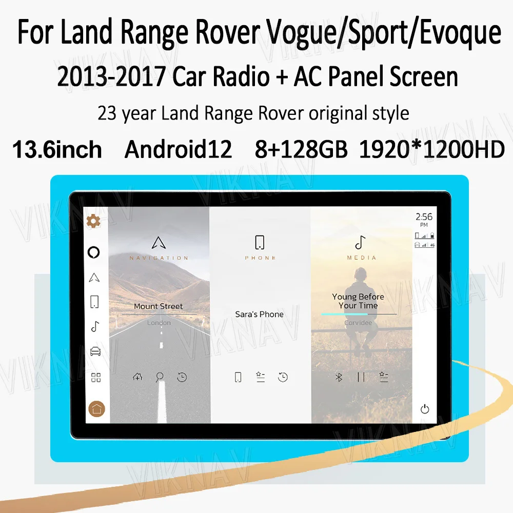 13.1 дюймовое авторадио для Android для Range Rover Vogue L322 V8 2002-2012 Главное устройство GPS навигация сенсорный экран Carplay
