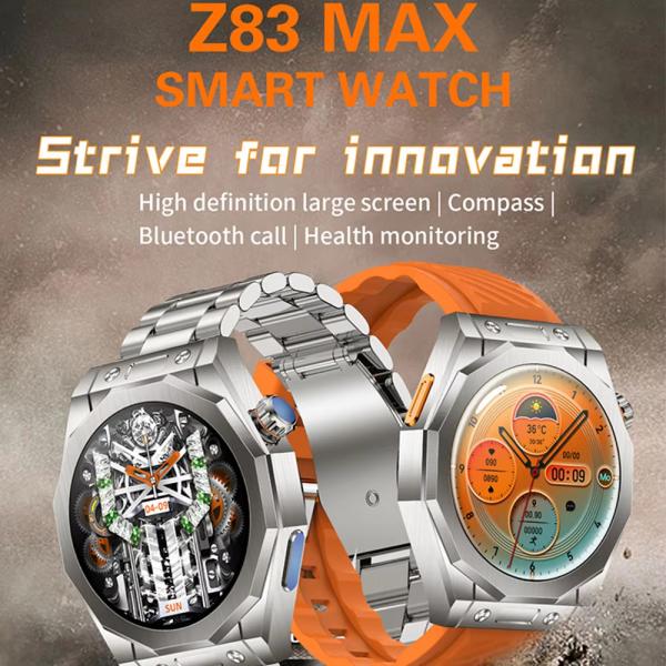 Body Temperature Bracelet Smart Watches For Outdoorsmen Z83max 1.52 Inch Screen