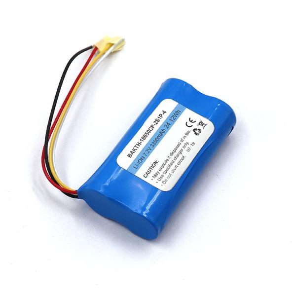 Batterie lithium-ion rechargeable à haute capacité 18650CP 2S1P 7.2V 3350mAh