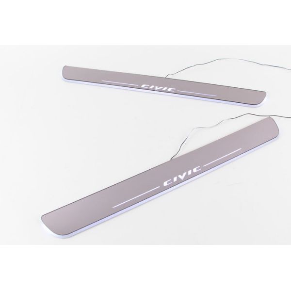 Honda Civic custom car door welcome LED lights auto light sill pedal