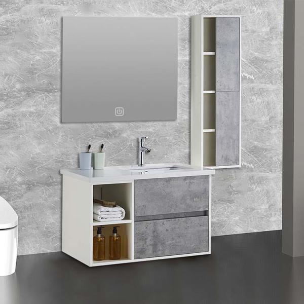 Width 35-37 in Solid Wood Bathroom Vanity Cabinets Drawer Storage