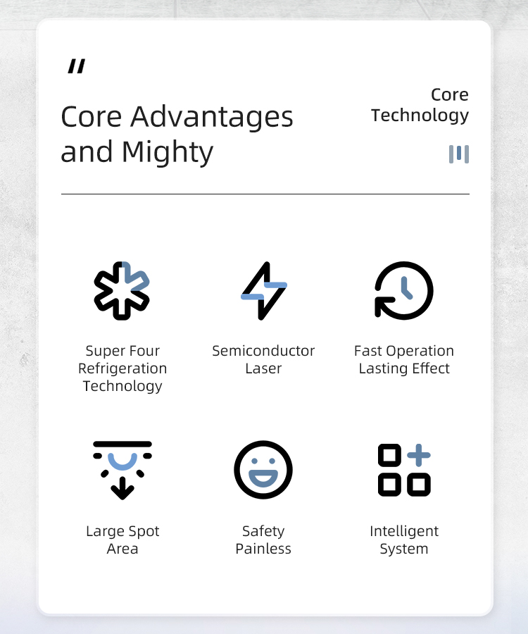 Переносное 808nm диодное лазерное удаление волос на теле Лазерный диодный эпилятор