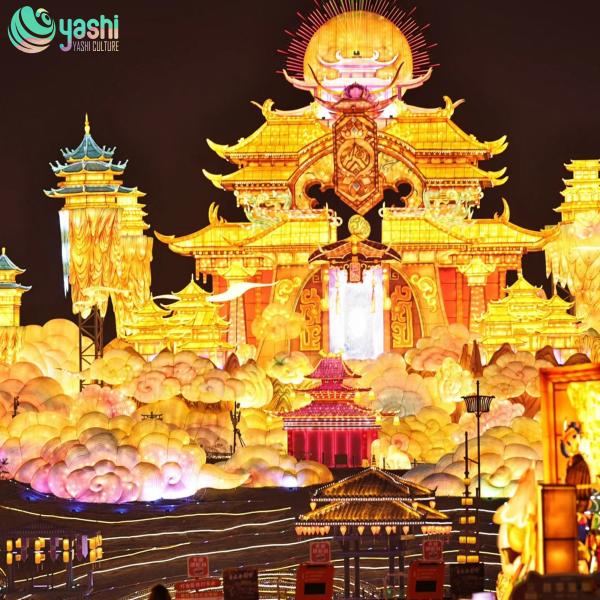 Light art lantern exhibition suitable for theme park parties, grand festivals and events