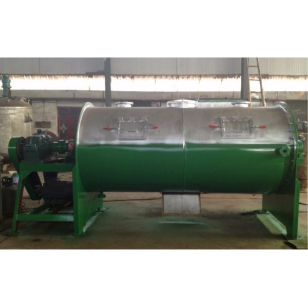 SUS304L Motorized Horizontal Colter Mixer with Fly Cutter and Motor Drive