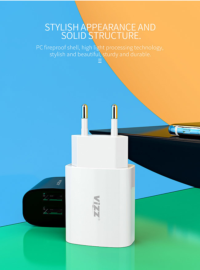 Двойные заряжатели телефона 40g ЕС США подачи энергии USB стандартные быстрые