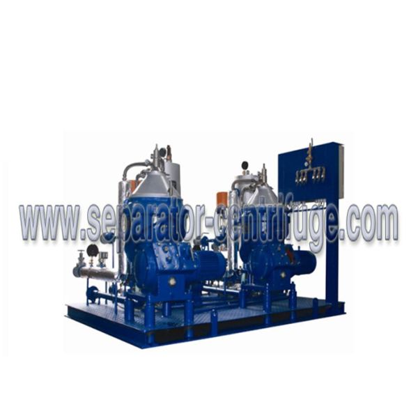 6000 LPH Self Cleaning Disc Stack Centrifuges of Diesel Oil Separator Unit